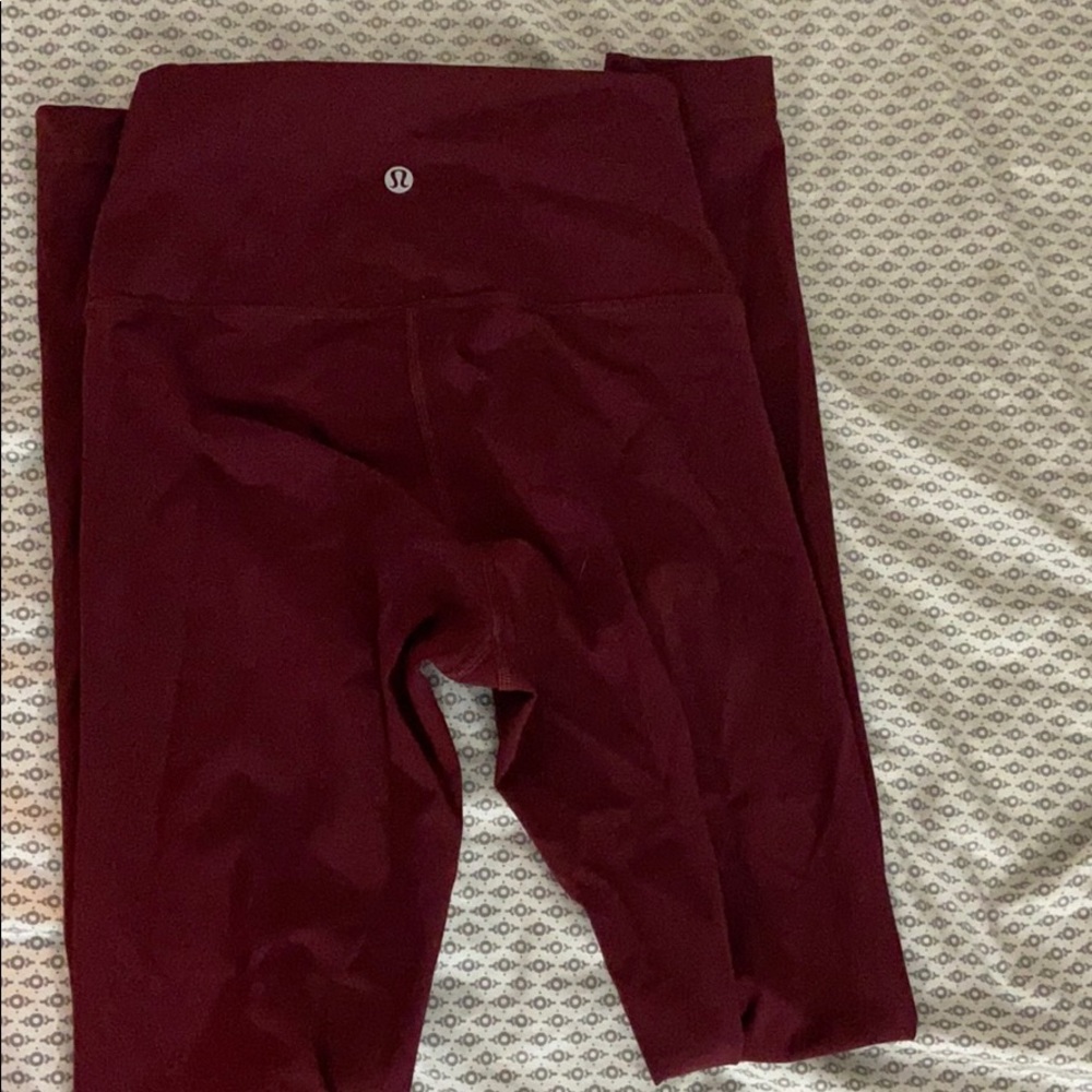 Lululemon lemon Wunder Under HR Tight: Brushed